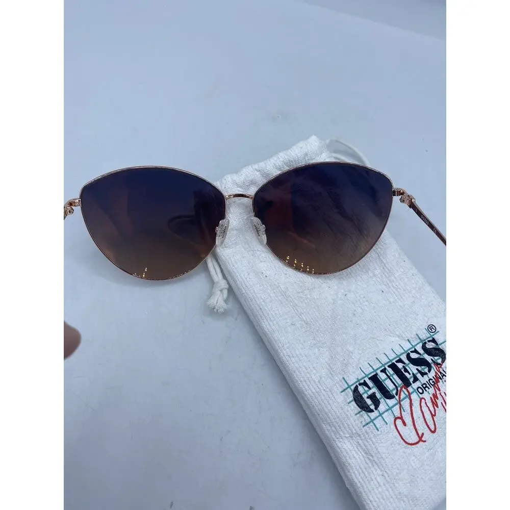 Guess GU7746 28Z White Print Rose Metal Sunglasses Frame 66 □ 14 135 +3